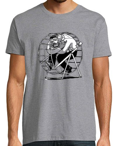 Camiseta Hombre Manga Corta Vivir Para Trabajar - Hombre, manga corta laTostadora - latostadora.com - Modalova