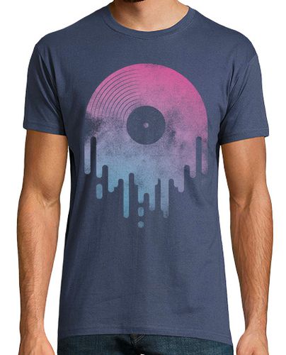 Camiseta Hombre Manga Corta Diseño Chorreante azul laTostadora - latostadora.com - Modalova