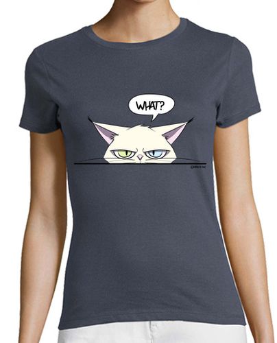 Camiseta mujer Camiseta mujer Grumpy white cat laTostadora - latostadora.com - Modalova