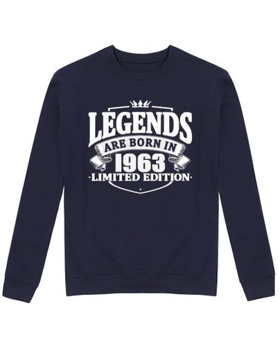 Sudadera Sin Capucha Unisex las leyendas nacen en 1963 laTostadora - latostadora.com - Modalova