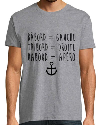 Camiseta babor, a estribor, rabord, el alcohol - latostadora.com - Modalova