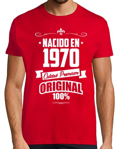 Camiseta Nacido en 1970, Calidad Premium, Original - latostadora.com - Modalova