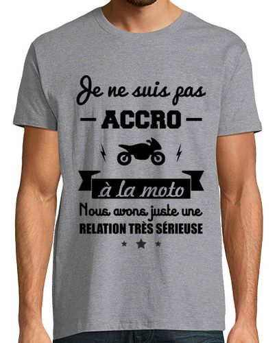 Camiseta no adicto a la bicicleta, motero - latostadora.com - Modalova