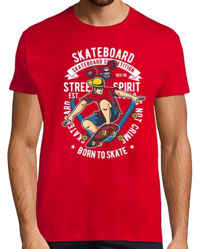 Camiseta Born to Skate - latostadora.com - Modalova