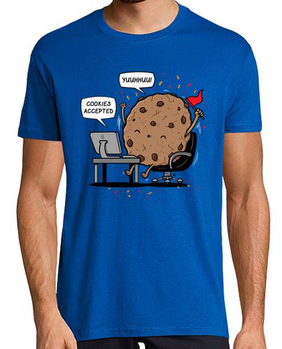 Camiseta Hombre Manga Corta Cookies Accepted laTostadora - latostadora.com - Modalova