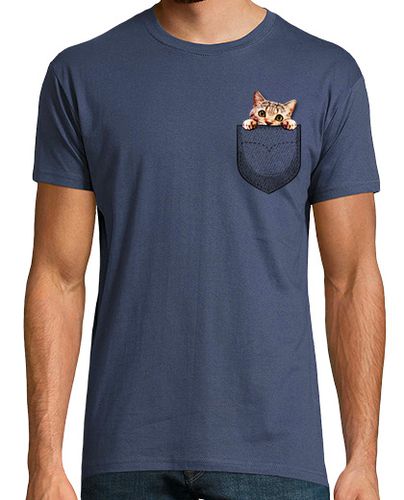 Camiseta gato en el bolsillo - latostadora.com - Modalova