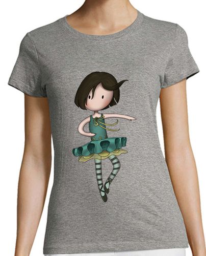 Camiseta Mujer Manga Corta Bailarina Gorjuss style laTostadora - latostadora.com - Modalova