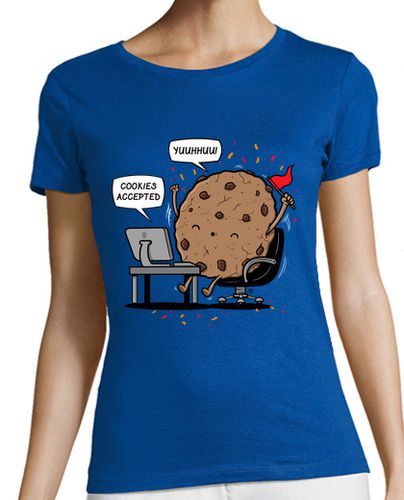 Camiseta Mujer Manga Corta Cookies Accepted laTostadora - latostadora.com - Modalova