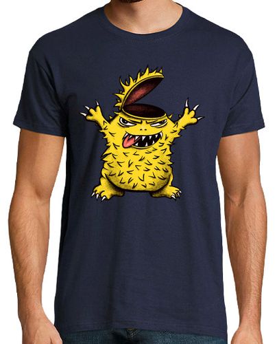 Camiseta Hombre Manga Corta monstruo de pollo loco y sin cerebro laTostadora - latostadora.com - Modalova