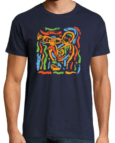 Camiseta Hombre Manga Corta trompetista de jazz moderno artístico laTostadora - latostadora.com - Modalova