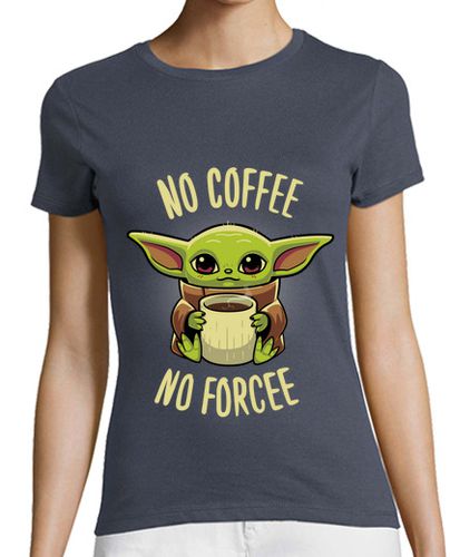 Camiseta mujer Baby yoda coffee laTostadora - latostadora.com - Modalova