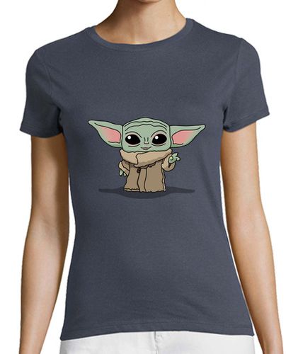 Camiseta mujer Bebé Yoda, Mujer - latostadora.com - Modalova