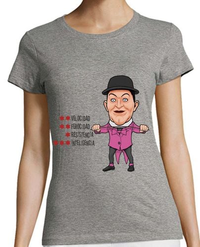 Camiseta Mujer Manga Corta El flaco. Letras negras para camiseta clara laTostadora - latostadora.com - Modalova