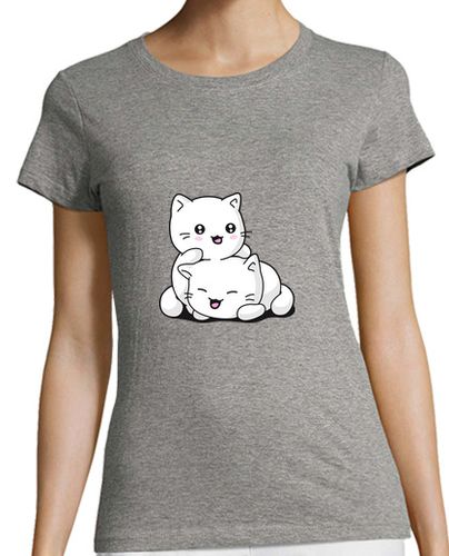 Camiseta mujer camiseta kawaii gatitos mujer - latostadora.com - Modalova