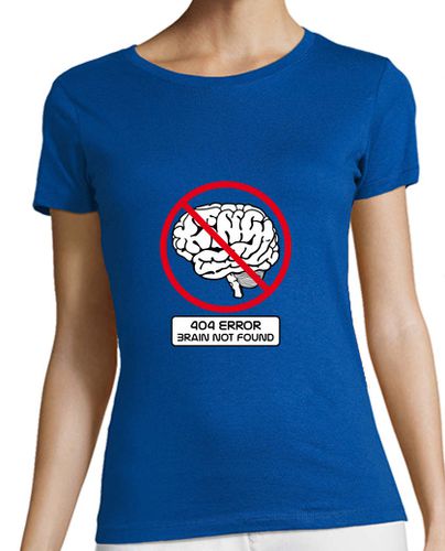 Camiseta mujer 404 error brain not found camiseta de mujer laTostadora - latostadora.com - Modalova