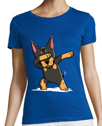 Camiseta mujer Perro Dóberman DAB! - latostadora.com - Modalova