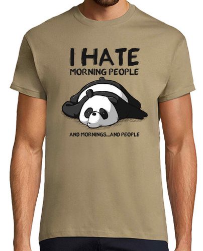 Camiseta Hombre Manga Corta I hate morning people laTostadora - latostadora.com - Modalova