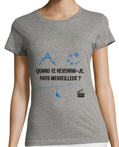Camiseta mujer cuando te volveré a ver país maravillos - latostadora.com - Modalova