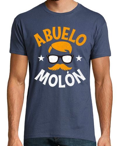 Camiseta Hombre Manga Corta Abuelo Molón Regalo Día Del Padre Para Abuelos Guays laTostadora - latostadora.com - Modalova