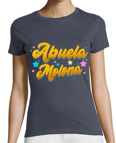 Camiseta Mujer Manga Corta Abuela Molona Regalo Día De La Madre Original Para Abuelas Guays laTostadora - latostadora.com - Modalova