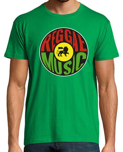 Camiseta Reggae Music Vinyl Lion Of Judah - latostadora.com - Modalova