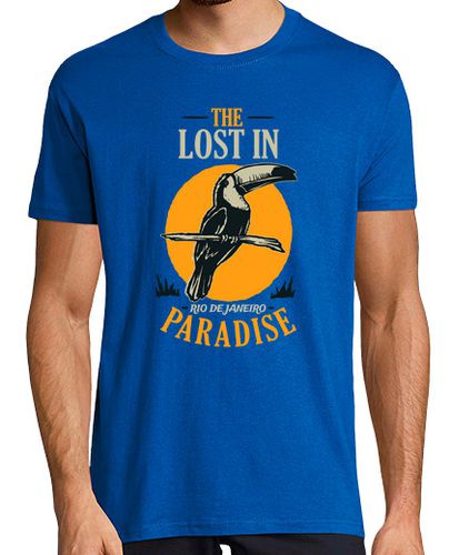 Camiseta Camiseta Animal Aves Pájaro Retro Vintage Rio de Janeiro Paradise laTostadora - latostadora.com - Modalova