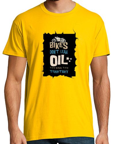 Camiseta Las motos no pierden aceite Marcan su t laTostadora - latostadora.com - Modalova