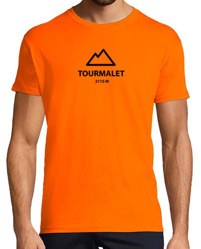 Camiseta Hombre Manga Corta TOURMALET, Hombre, manga corta, naranja, calidad extra laTostadora - latostadora.com - Modalova