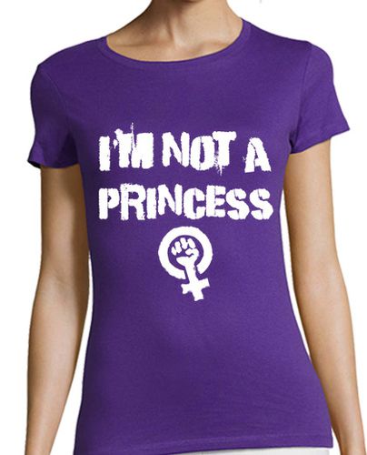 Camiseta Mujer Manga Corta Im Not A Princess laTostadora - latostadora.com - Modalova