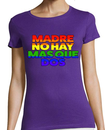 Camiseta mujer MADRE NO HAY MAS QUE DOS - latostadora.com - Modalova