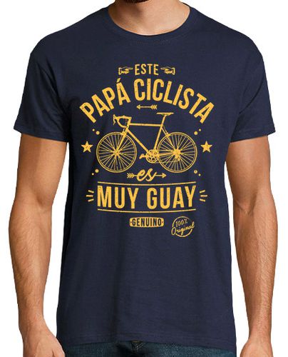 Camiseta Este papá ciclista es muy guay - latostadora.com - Modalova