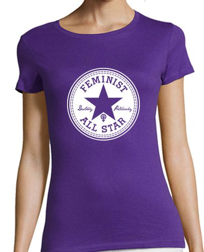 Camiseta mujer Feminist All Star - Destroy Patriarchy - latostadora.com - Modalova