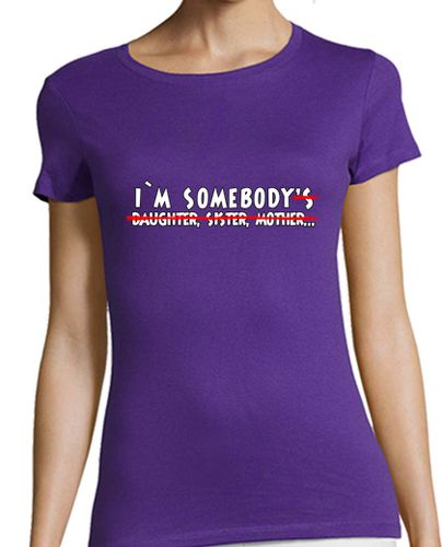 Camiseta mujer I am somebody blanco - latostadora.com - Modalova