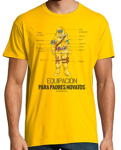 Camiseta Hombre Manga Corta Equipo para padres novatos laTostadora - latostadora.com - Modalova