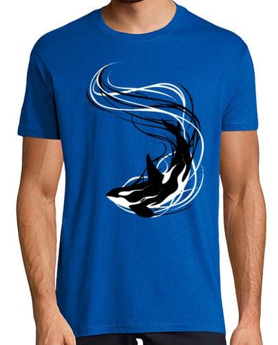 Camiseta Hombre Manga Corta Ondas de la orca de fantasía laTostadora - latostadora.com - Modalova