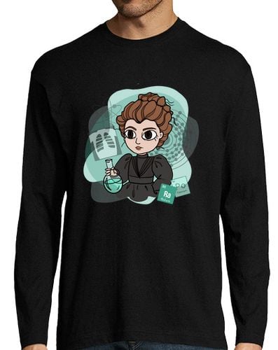 Camiseta Hombre Manga Larga Marie Curie laTostadora - latostadora.com - Modalova