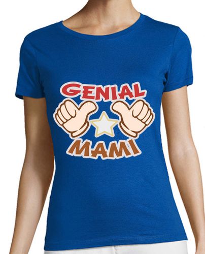 Camiseta mujer CoolTee. Genial MAMI. LaTostadora - latostadora.com - Modalova