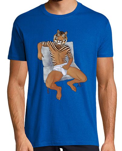 Camiseta Hombre Manga Corta tigre en calzoncillos laTostadora - latostadora.com - Modalova