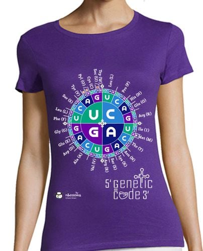 Camiseta Mujer Manga Corta Genetic code laTostadora - latostadora.com - Modalova