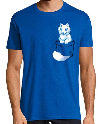 Camiseta Hombre Manga Corta bolsillo lindo zorro ártico - camisa para hombre laTostadora - latostadora.com - Modalova