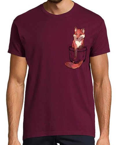 Camiseta bolsillo lindo zorro rojo - camisa para hombre - latostadora.com - Modalova