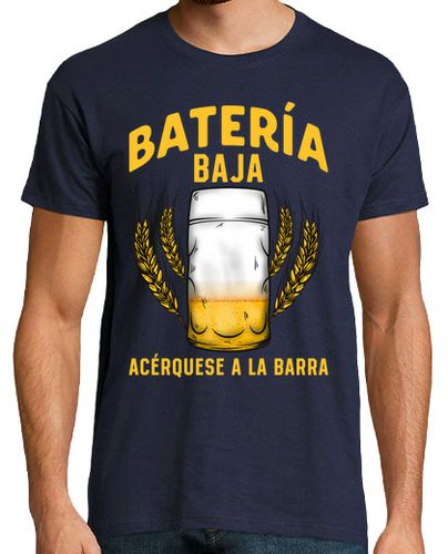Camiseta Cerveza Batería Baja Regalo Cervezas Humor Alcohol Beer - latostadora.com - Modalova