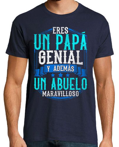Camiseta Papá Genial Abuelo Maravilloso Regalo Día Del Padre Para Abuelos Guays - latostadora.com - Modalova