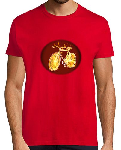 Camiseta Hombre bicicleta fuego - latostadora.com - Modalova