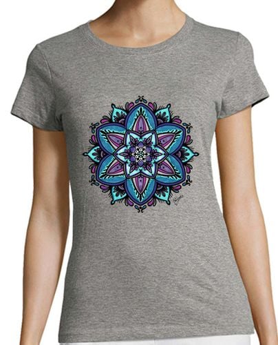 Camiseta Mujer Manga Corta Mandala 1 laTostadora - latostadora.com - Modalova