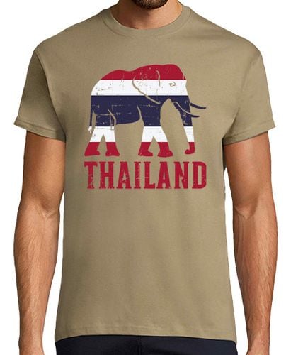 Camiseta bandera de elefante de tailandia - latostadora.com - Modalova
