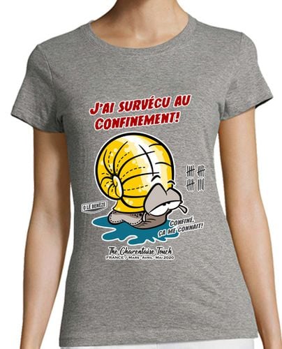 Camiseta Mujer Manga Corta contención sobrevivida laTostadora - latostadora.com - Modalova