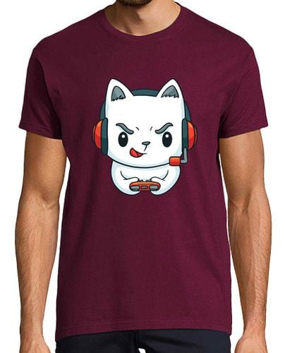 Camiseta Hombre Manga Corta Camiseta Gamer Kitten laTostadora - latostadora.com - Modalova