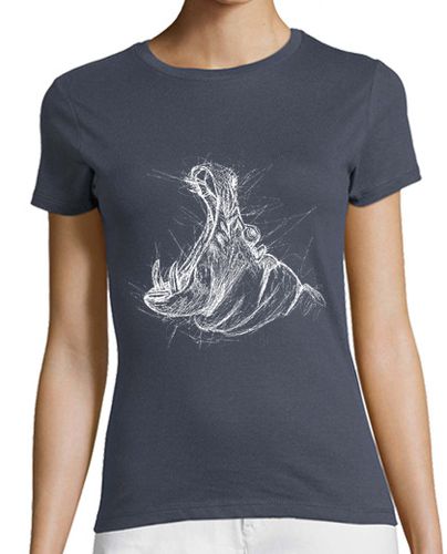 Camiseta mujer Hipopotamo - latostadora.com - Modalova