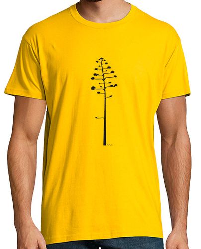 Camiseta Hombre, manga corta, amarillo mostaza, calidad extra, Pita única - latostadora.com - Modalova